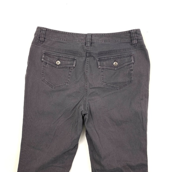 Style & Co. Bootcut Women's size 12P Gray Chino Pants - Picture 2 of 3